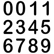 Adesivi Numeri Bianchi Riflettenti - 50 Pezzi, 4 Pollici (29x22 Cm), Per Cassette Postali E Porte - Foto 6