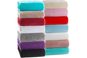 MALIKA® Premium warme Spannbettlaken Cashmere-Touch Bettlaken Jersey Fleece Spannbetttuch Laken, Farbe:ROT, Größe:140-160 x 200 cm