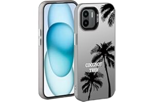 YUXING Funda para Xiaomi Redmi A2 4G / Redmi A1 4G - Carcasa Teléfono Móvil Antichoque Delgada Patrón Artístico Fresco Bumper Slim Case Cover (Coconut)