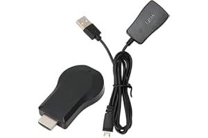 TOSUNY Bezprzewodowy Adapter Wyświetlacza HDMI 1080P, Mobilny Odbiornik Lustrzany Ekranu WiFi, Obsługa Airplay/Miracast/DLNA, Przesyłanie Strumieniowe Wideo/audio do TV, dla IOS