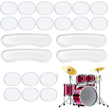 48er Set Trommel-Dämpfer Aus Silikon-Gel – Perfekt Für Schalldämmung & Tonkontrolle Am Schlagzeug (grün)
