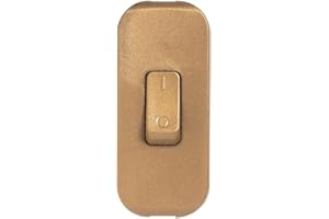 legrand 040193E Interruptor Estrecho de Paso para Lámpara, 250 V, Oro