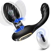 AMOVIBE Analvibratoren für Man, Sex Spielzeug für die Männer 10 Rotations und 10 Vibrations Analplug für Männer Sex Sexspielz