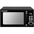 Russell Hobbs RHM2026B STYLEVIA 20 Litre 800 W Black Digital Microwave, 5 Power Levels, Mirror Finish, 8 Auto Cook Settings