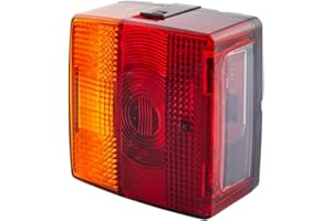 ‎HELLA HELLA Rückleuchte - Glühlampe - 12V - Anbau/Schraubanschluss - ECE - Lichtscheibenfarbe: rot/gelb/weiß - Stecker: Flachstecker - rechts/links - Menge: 1 - 2SE 004 623-001
