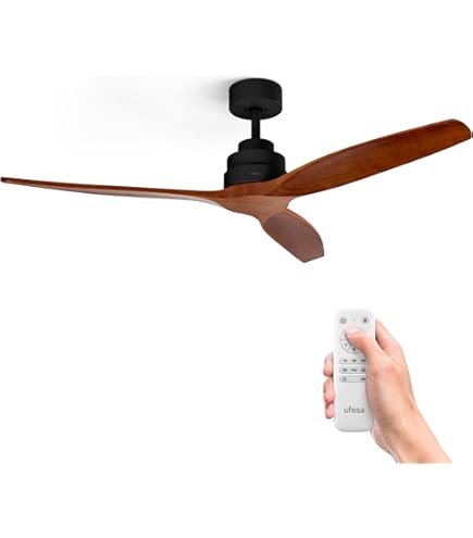 Ventilatore Da Soffitto CasaFan ECO GENUINO 122 MW-NB | Diametro 122 Cm, Colore Noce | Silenzioso E Robusto