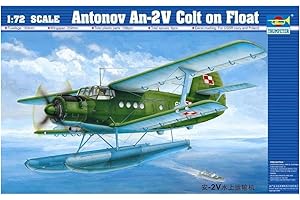 Trumpeter 01606 - Modellino idrovolante Biplano Colt, Antonov An-2M