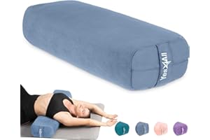 Yes4All Traversin de yoga en éponge triple couche avec mousse à mémoire de forme qui fournit une base pour le voyage vers la paix intérieure