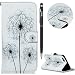 Produktbild Apple iPhone 6 Plus Handyhülle,iPhone 6S Plus Hülle,WIWJ PU Cover Case Leder Flip Wallet Schutzhülle [Gemalt Handy-Shell]Hülle für iPhone 6 Plus/iPhone 6S Plus-Löwenzahn
