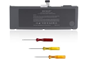HUSAN A1321 Replacement Battery for MacBook Pro 15 inch A1286 (Only for Mid 2009 2010 Version),fit MB985 MB986J/A MB986 MC118 020-6380-A