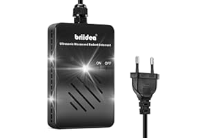 Marderabwehr Haus, Briidea Marder & Ratten Ultraschall, Perfekt für Dachboden, Haus, Garten, Garage, Keller, Scheune