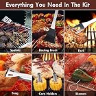JOLVVN Grillbesteck Set 23er Bestecksets BBQ Grillzubehör – Bild 2