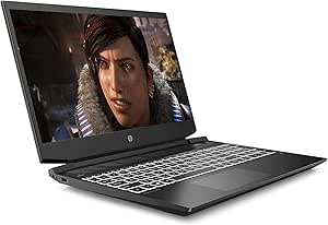 HP Pavilion Gaming 15.6" Laptop PC 15-ec1001na, AMD Ryzen 5, 8GB RAM, GTX 1650, 256GB SSD, FHD, Shadow Black