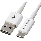 Amazon Basics Cavo da USB-C a USB-A 2.0 a ricarica rapida, velocità 480 Mbps, certificazione USB-IF, per Apple iPhone 15, iPa