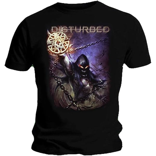 Disturbed Official T Shirt Immortalized 'Up Yer Military' Punch