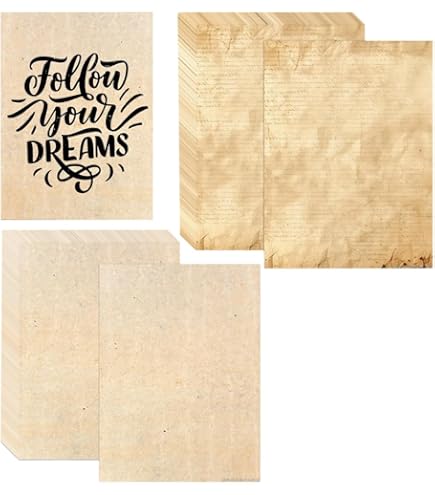 Carta Da Lettera Decorata Marmo Beige - 20 Fogli A4, Doppia Faccia, Elegante - Foto 3