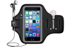 iPhone 5 5S SE(2016), iPod Touch 5th 6th 7th Armband, JEMACHE Run Jog Ride Training Workout Sport Gym Arm Band Case für iPhone 5 5S SE (4,0"), iPod Touch 5th 6th 7th Generation (Schwarz)