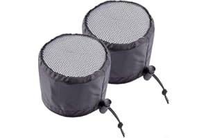 VERSAGENIUS 2Pcs Grow Tent Vent Cover Duct Filter Vent Cover Elastic Band And Fixed Buckle Design for Exhaust Fan Plant Growth(6in)