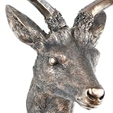 Geweih Hirschgeweih 30x18x40cm bronze Kunststoff 10Ender Hirschkopf Wanddeko - 3
