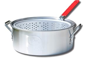 King Kooker 4010073-SSI KK2-10 Qt. Alum Fry Pan/Basket -2 Helper Handle - multi, N/A