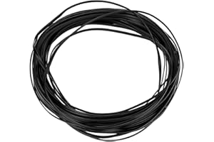 GORGECRAFT 5 mm X 30 m Materiale per Intreccio In Rattan Cestino In Vimini Fornitura di Canne per Tessitura Kit di Riparazione per Mobili Intrecciati In Rattan Sintetico Canna di Plastica Fissaggio In