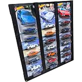 Premium Kart Sergileme Standı, Kartonet Doğal Ahşap Sergileme Vitrini, Oyuncak Araba Rafı