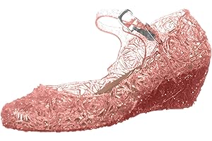 Little-Peach L-Peach Principessa Scarpe di Cristallo per Ragazze Festa di Compleanno Halloween, ,