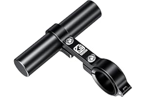 BRCOVAN Lega Alluminio Manubrio Extender per Bicicletta e Motociclo, Estensore Manubrio Bici Moto con Singoli Morsetti Supporto, Adatta per Manubri 0,87'' 1.0'' 1,26'' di Diametro