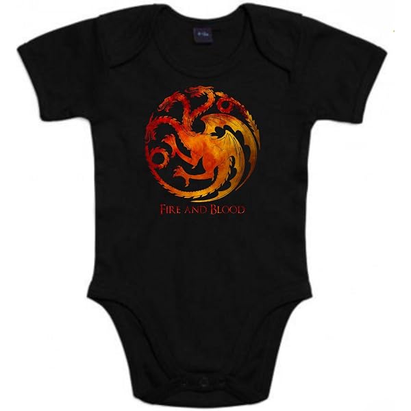 Merchandising Juego De Tronos Regalos The Fan Tee Body De NIÑO Tyrion Snow Dragon Daenerys Stark 117 3 Meses Juego De Tronos Juego De Tronos Merchandising