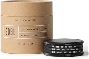 Gobe 46mm ND8, ND64, ND1000 Lens Filter Kit (2Peak)