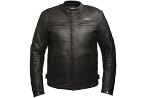 Skintan Leather Motorbike Jacket Mens CE Armoured