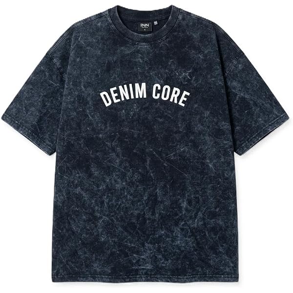 Buy INN Apparels Oversized Acid Wash T-Shirt for Men | Creativity