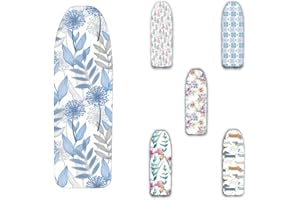 Ka' Mia - Copriasse per mobiletto Compatibile ASSE Foppapedretti con Elastico 116x65 cm consigliato per Assi Fino a 101x50 cm- Copriasse Ferro da Stiro (Ethan)