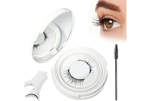 Landrain Magnetyczne rzęsy bez eyelinera, wielokrotnego użytku, bez kleju lub linii