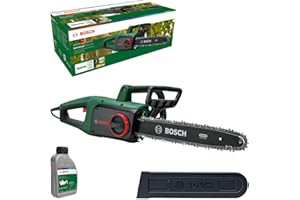 Bosch Home and Garden sierra de cadena UniversalChain 40 (1800 W, ligera: 4,3 kg; velocidad de cadena: 12 m/s, con aceite de motosierra incluido, en caja) - Amazon Edición