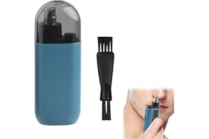 AOUZOVLI Portable Tondeuse Nez Oreilles Homme Bleu Tondeuse Nez Rechargeable Tondeuse Nez Femme Coupe Poils Nez Et Oreilles (Apportez un Pinceau)