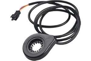 Drhomeam Electric Bike Assistant Speed Sensor, 12 Magnet Double Hall Pedal Assist Sensor, Electric Pedal Sensor for Electric Bike, PAS Cycling Bike Sensor(1PC)
