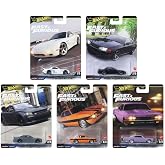 HOT WHEELS Premium Fast & Furious 5&rsquo;li Diecast Araba Seti &ndash; RX-7, Skyline GT-R, Charger, Giulia, Impala HNW46