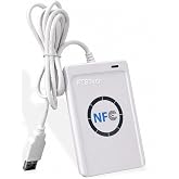 FTSTech ACR122U Akıllı NFC RFID Okuyucu/Yazar ISO 14443 A/B Kart Klon Makinesi + &Uuml;cretsiz Yazılım + 5 adet Yazılabilir UID An