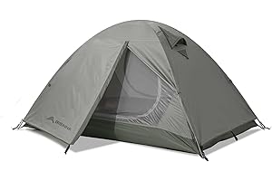 BISINNA 2 Man Camping Tent Waterproof Windproof Two Doors Lightweight Backpacking Tent Easy Setup Double Layer Outdoor Tent for Family Camping Hunting Hiking Mountaineering Travel