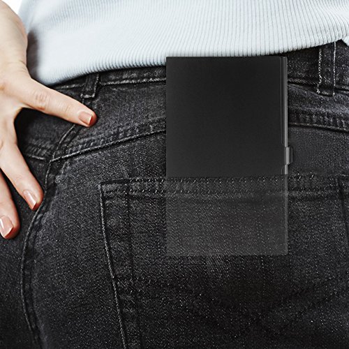 SD Memory Card-Aluminium-Gehäuse, Senhai Micro SD Card Speicherschutzbehälter, 2 Pack – Schwarz - 9