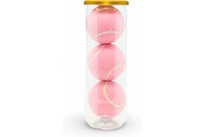 PRICE OF BATH Price's 3 farbige Padelbälle in einer Tube – Bunte Filz-Padelbälle – langlebig und langlebig – hergestellt in Großbritannien