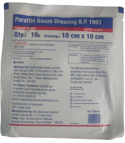 cuticell classic dressing CLASSIC, SIZE : 10CMX30CM, PARAFFIN GAUZE Wound Rental Type:4 days vslip About last night: @milliebobbybrown