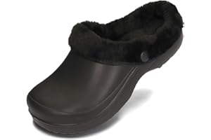 PLAME Damskie chodaki EVA z podszewką ciepłe buty ogrodowe 36-41 EU