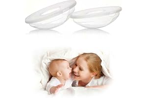 YOPOTIKA Lot de 2 coquilles de lait maternel réutilisables - Coussinets d'allaitement réutilisables - Pour l'allaitement