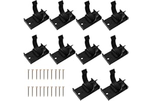 Befrenetic 10 Pcs Plinth Clips, Kickboard Clips with 20pcs Self Tapping Screws, Kitchen Plinth Clips, Kitchen Kickboard Clips Cabinet Doors and Furniture for Bathroom/Kitchen/Study/Bedroom