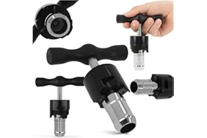 INSTALGURU Calibrador de tubos manual para tubos PEX, escariador de tubo de 32 mm, cuchillas de desbarbado, mango de plástico