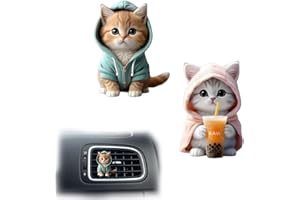 BIRLOZA 2PCS Diffuseur huiles essentielles Voiture,Diffuseur d'aromathérapie,Voiture Essentielle,Voiture diffuseur de Voiture,Huile de Parfum de Voiture,Désodorisant pour Voiture