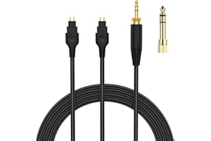Toxaoii HD600 Kabel, Audiokabel, kompatibel mit Sennheiser HD660s, HD6xx, HD650, HD58X, HD580, HD565, HD545, HD535, Kopfhörern 2m (Nylon geflochten)