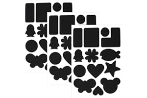 Skystuff 39 Pcs Down Jacket Patches Nylon Repair Tape, Self-Adhesive Repair Patch for Jacket Outerwear Tent Repair, Fix Holes in Clothing, Sleeping Bags, Black, PACTH-BLACK-5